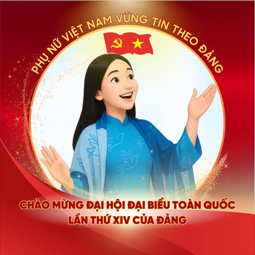 Cán bộ, hội viên phụ nữ cả nước đồng loạt đổi ảnh đại diện chào mừng Đại hội Đảng XIV- Ảnh 1.