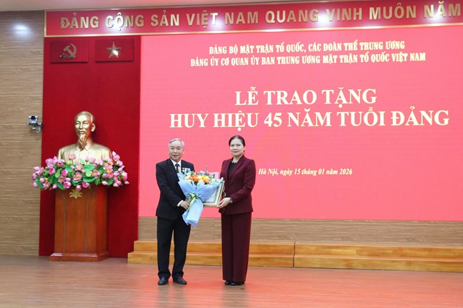 Đảng bộ Cơ quan UBTƯ MTTQ Việt Nam tổng kết công tác xây dựng Đảng năm 2025, triển khai nhiệm vụ công tác năm 2026- Ảnh 8.