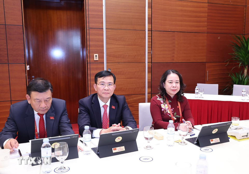 Đại hội XIV của Đảng: Đại biểu làm việc tại Đoàn, thảo luận các văn kiện Đại hội- Ảnh 7.