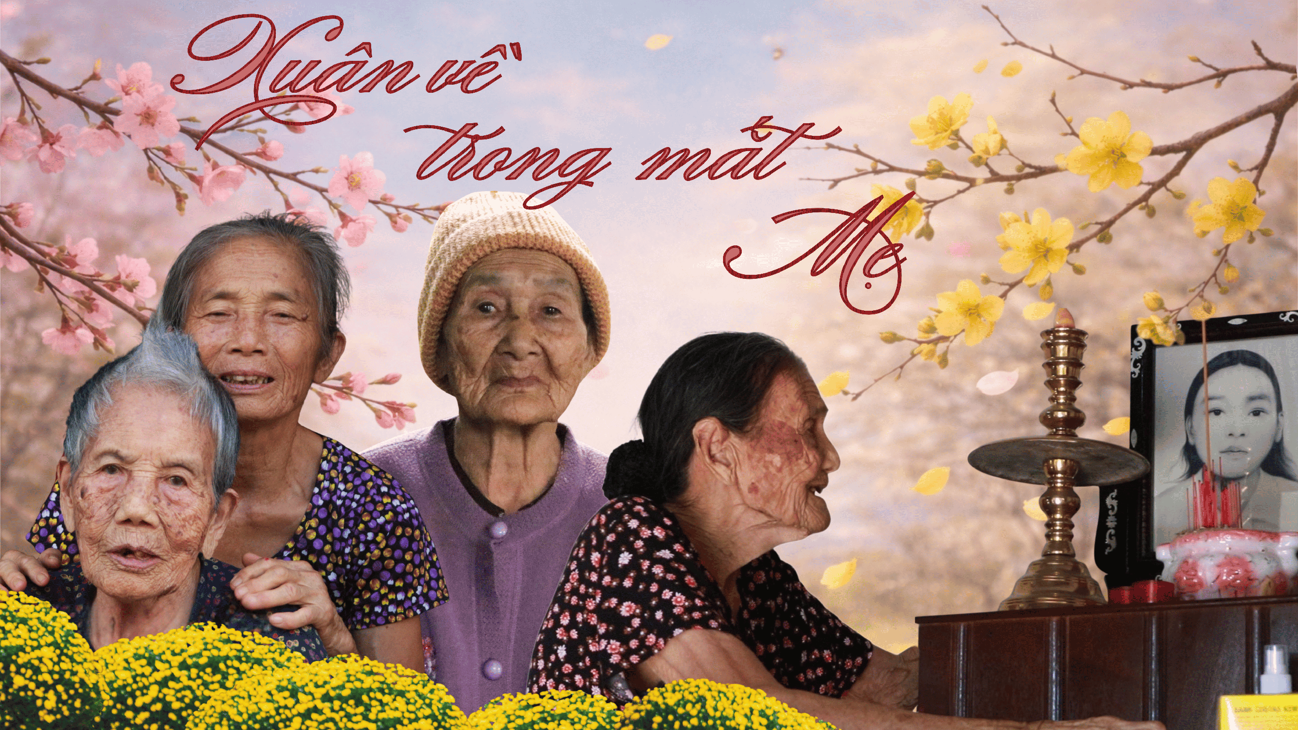 Xuân về trong mắt Mẹ