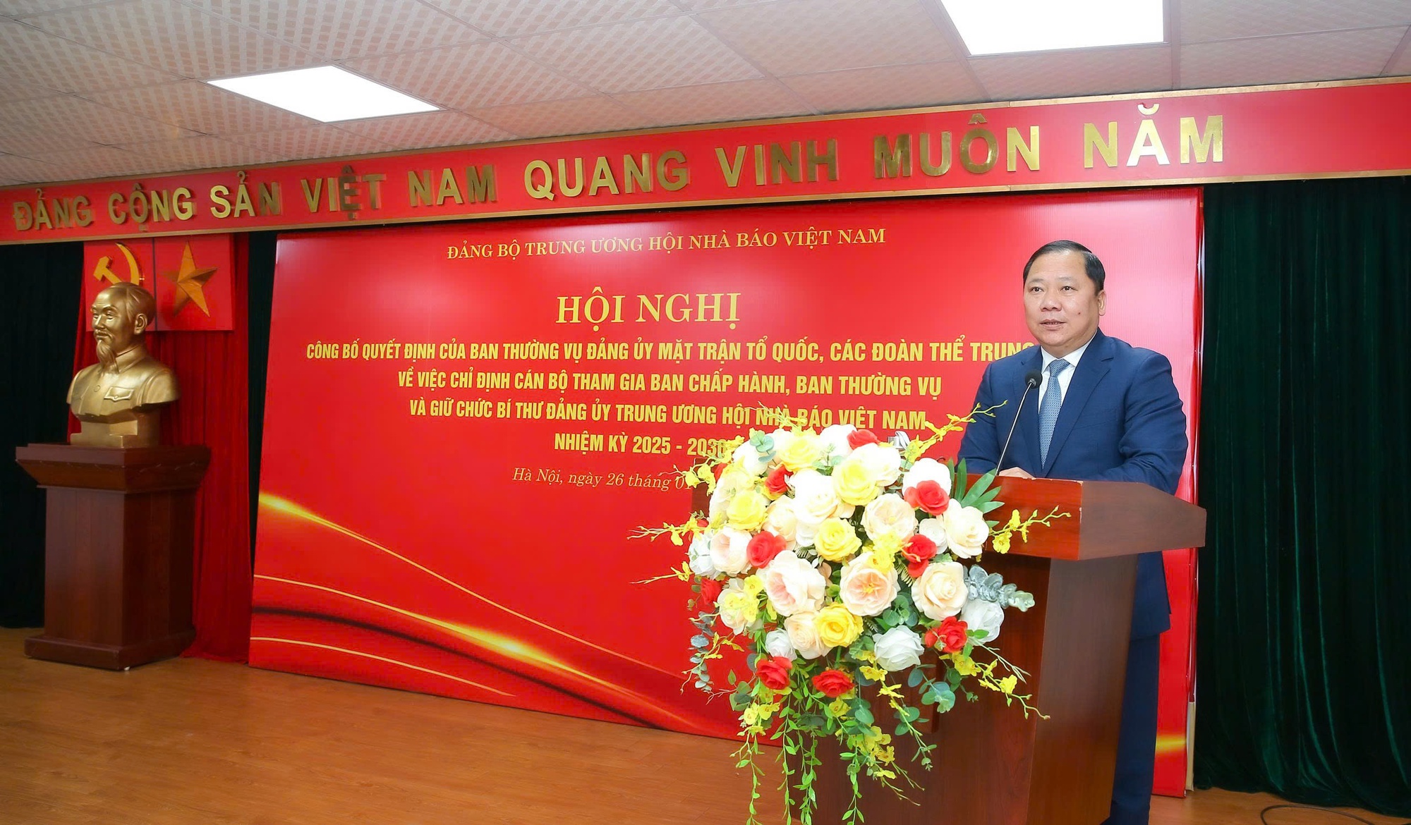 Ông Lê Quốc Minh giữ chức Bí thư Đảng ủy Cơ quan trung ương Hội Nhà báo Việt Nam nhiệm kỳ 2025-2030- Ảnh 3.
