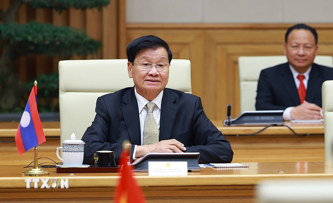 Đưa quan hệ hai nước Việt Nam-Lào phát triển ngày càng đi vào chiều sâu- Ảnh 2.