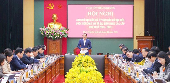 Thái Nguyên: Chuẩn bị tốt các điều kiện cho bầu cử đại biểu Quốc hội và đại biểu HĐND các cấp- Ảnh 1.