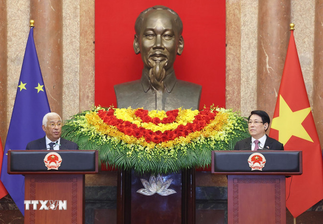 Tuyên bố chung về việc nâng cấp quan hệ Việt Nam-EU lên Đối tác Chiến lược Toàn diện- Ảnh 4.