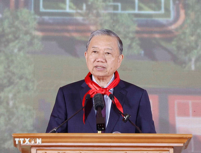 Tổng Bí thư: Tiếp tục nghiên cứu, mở rộng mô hình trường phổ thông nội trú liên cấp- Ảnh 1.