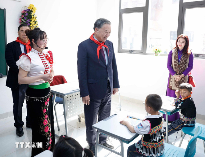 Tổng Bí thư: Tiếp tục nghiên cứu, mở rộng mô hình trường phổ thông nội trú liên cấp- Ảnh 2.