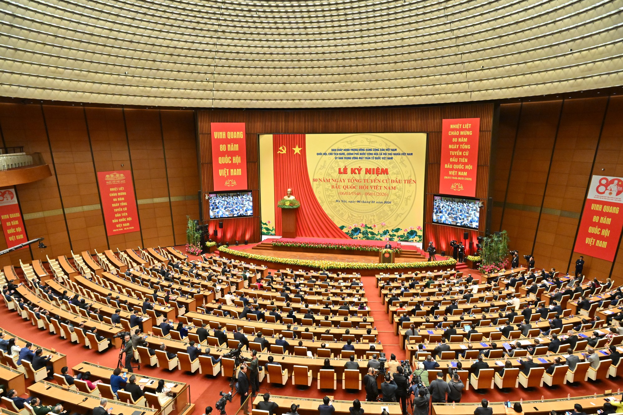 Toàn văn Diễn văn của Chủ tịch Quốc hội Trần Thanh Mẫn tại Lễ kỷ niệm 80 năm Ngày Tổng tuyển cử đầu tiên- Ảnh 7.