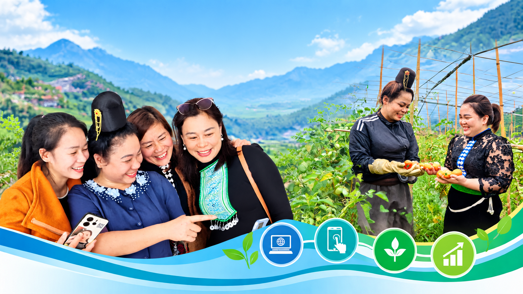 Đồng hành cùng phụ nữ vùng cao khởi nghiệp, làm chủ công nghệ, chuyển đổi xanh