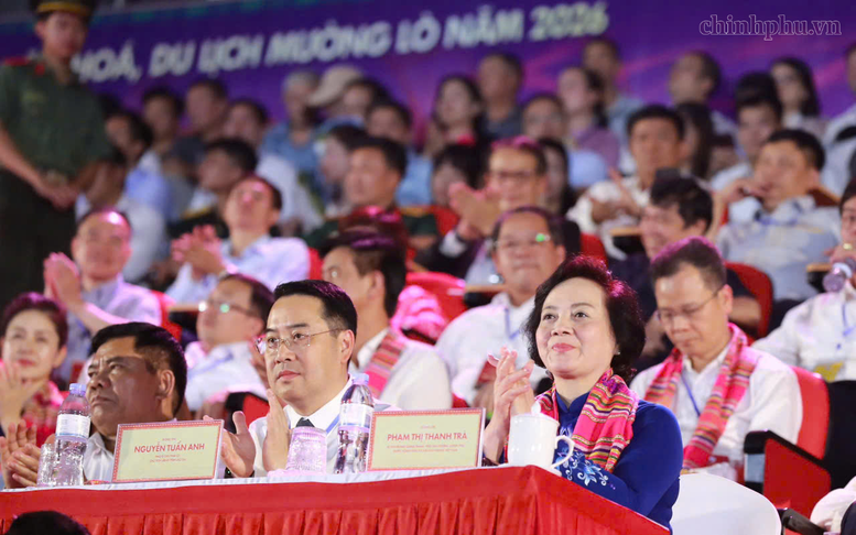 Phó Thủ tướng Phạm Thị Thanh Trà dự khai mạc Lễ hội Văn hóa, Du lịch Mường Lò năm 2026- Ảnh 2.
