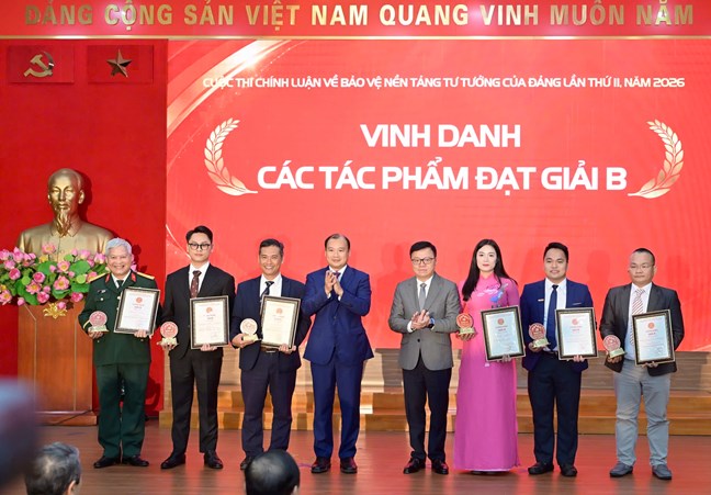 Báo Phụ nữ Việt Nam đoạt giải Cuộc thi chính luận về bảo vệ nền tảng tư tưởng của Đảng 2026- Ảnh 1.