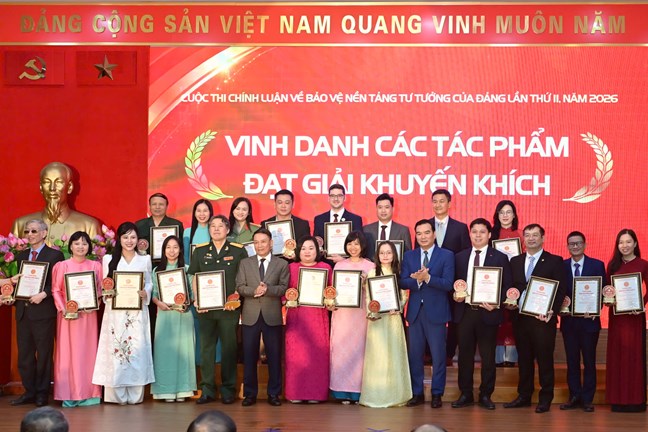 Báo Phụ nữ Việt Nam đoạt giải Cuộc thi chính luận về bảo vệ nền tảng tư tưởng của Đảng 2026- Ảnh 6.