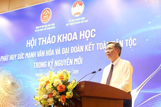 Phát huy sức mạnh văn hóa và đại đoàn kết toàn dân tộc trong kỷ nguyên mới- Ảnh 1.