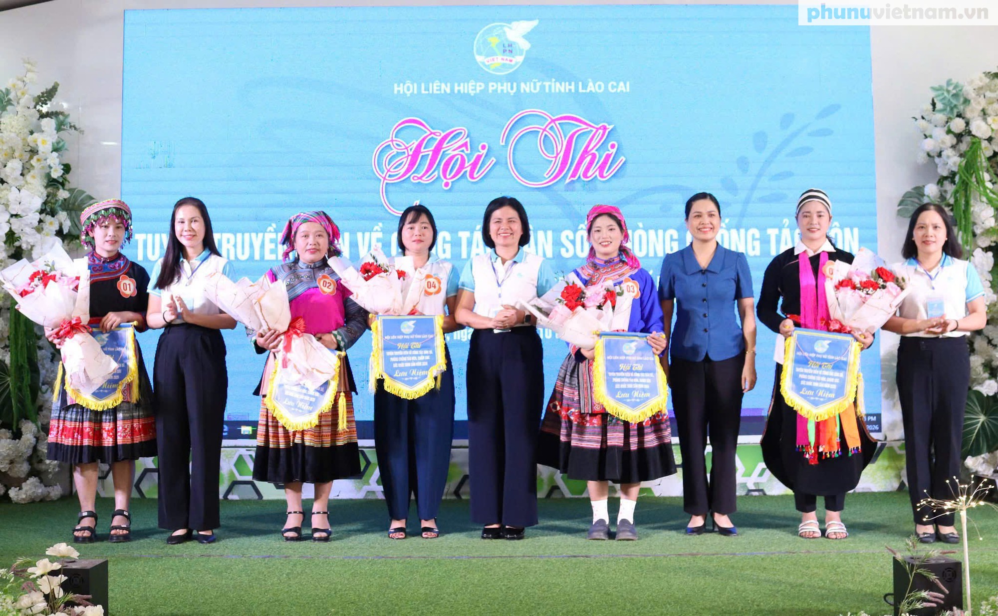 Lào Cai: Hội thi tuyên truyền viên về công tác dân số, phòng, chống tảo hôn- Ảnh 1.