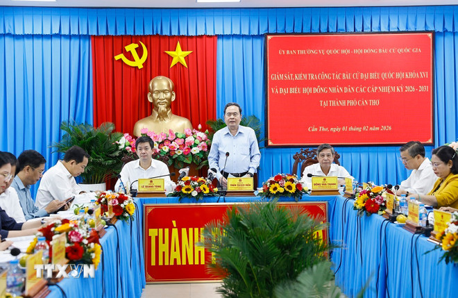 Chủ tịch Quốc hội: Cần Thơ đẩy mạnh chuyển đổi số trong tổ chức bầu cử- Ảnh 1.