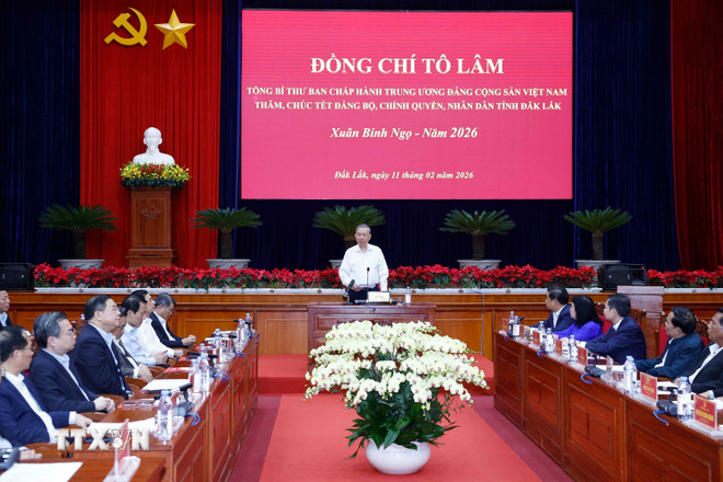 Tổng Bí thư Tô Lâm: Đắk Lắk phải trở thành đầu mối kết nối phát triển vùng- Ảnh 1.
