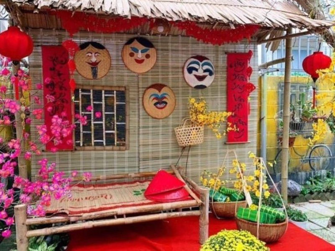 Không gian Tết Việt - từ nếp nhà truyền thống đến căn hộ hiện đại- Ảnh 1.