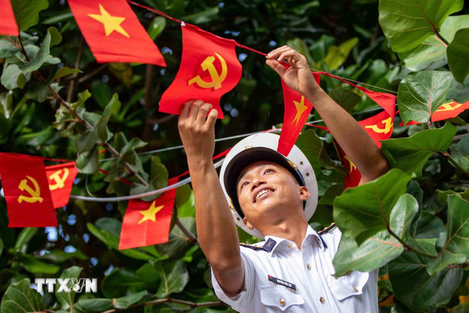 Ngày mùng 1 đặc biệt của quân và dân trên đặc khu Trường Sa- Ảnh 1.