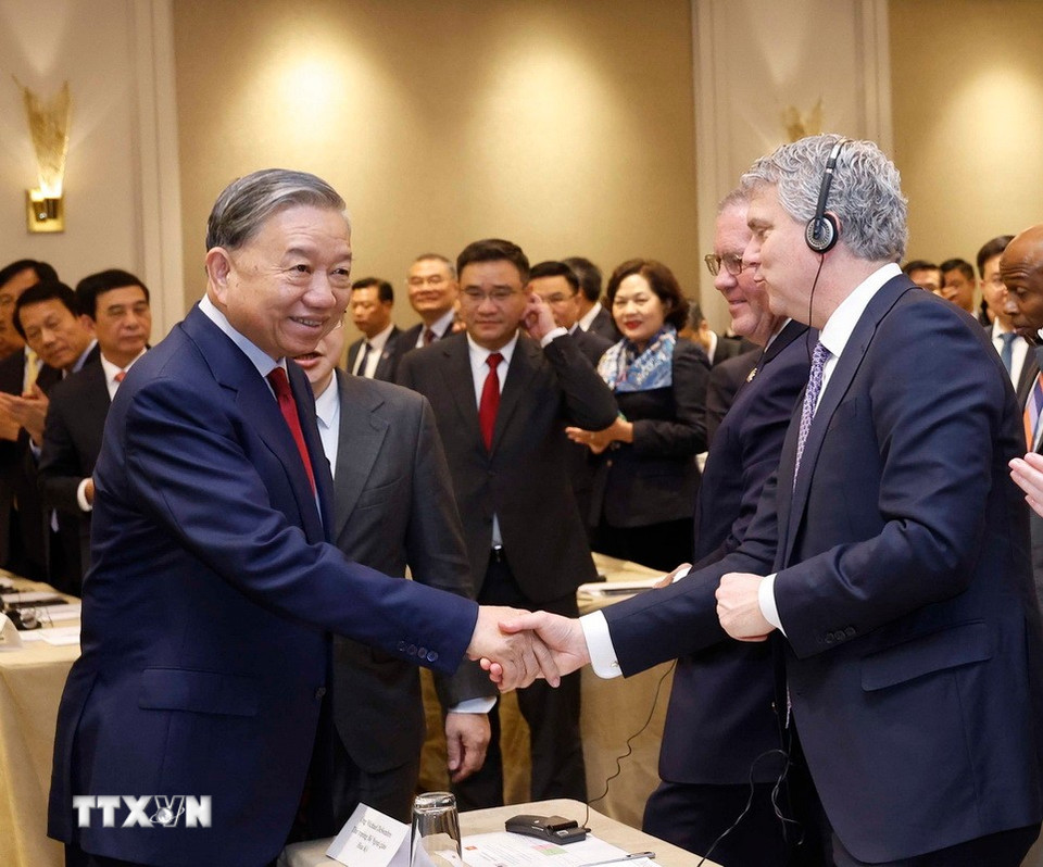 Tổng Bí thư Tô Lâm chứng kiến lễ ký và trao thỏa thuận hợp tác Việt Nam-Hoa Kỳ- Ảnh 3.