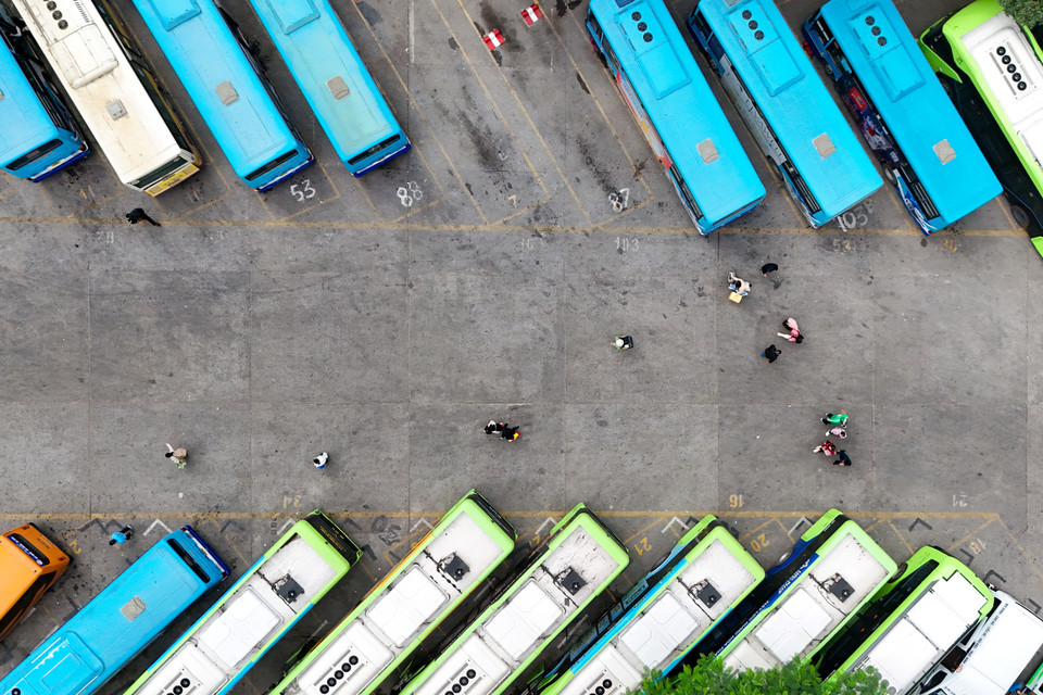 Người dân rục rịch trở lại Thủ đô sau kỳ nghỉ Tết Nguyên đán- Ảnh 6.