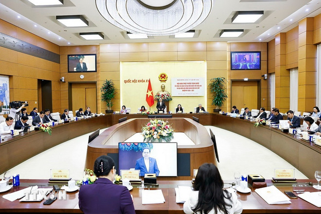 Hội nghị triển khai công tác bầu cử: Phát huy quyền làm chủ của Nhân dân và trách nhiệm của cử tri- Ảnh 1.