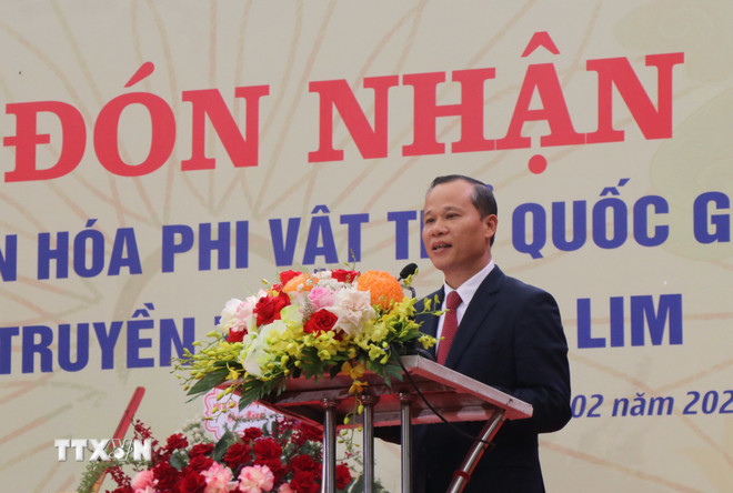 Bắc Ninh đón nhận danh hiệu Di sản Văn hóa Phi Vật thể Quốc gia Lễ hội Lim- Ảnh 1.