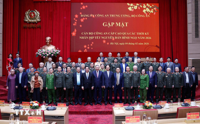 Tổng Bí thư Tô Lâm gặp mặt cán bộ Công an cao cấp nhân dịp Tết Nguyên đán 2026- Ảnh 2.