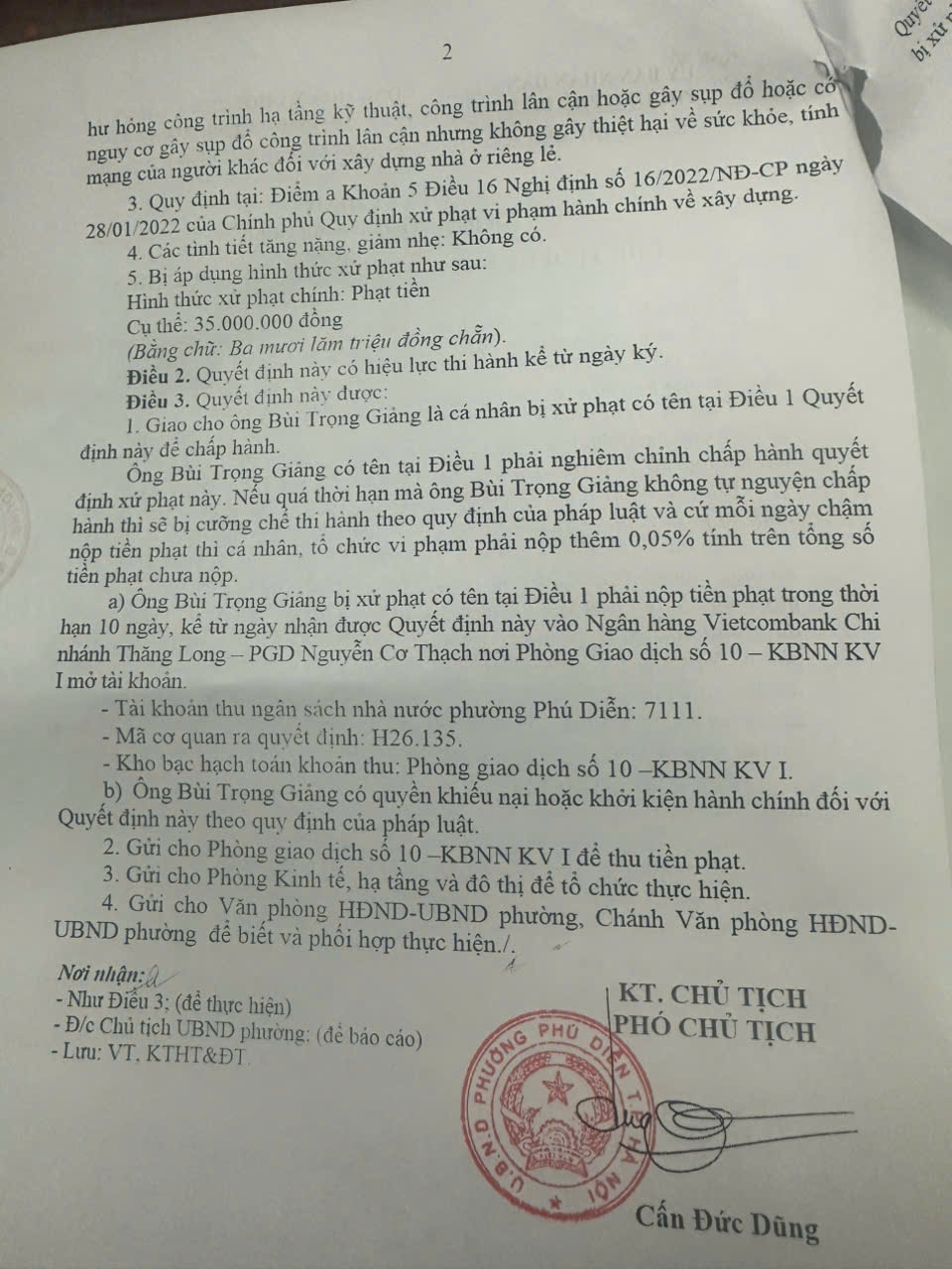 Công trình sai phạm đã bị xử phạt nhưng không đình chỉ thi công: Có đúng quy định pháp luật?- Ảnh 2. Công trình sai phạm đã bị xử phạt nhưng không đình chỉ thi công: Có đúng quy định pháp luật?- Ảnh 2.