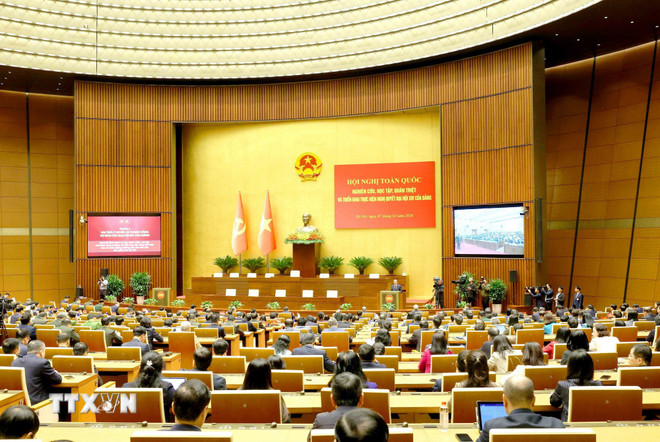 Thủ tướng: Thực hiện thành công Nghị quyết Đại hội Đảng XIV, đưa đất nước vững bước tiến vào kỷ nguyên mới- Ảnh 1.