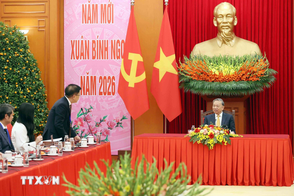 Tổng Bí thư gặp mặt Đoàn kiều bào tiêu biểu tham dự Chương trình Xuân Quê hương- Ảnh 7.