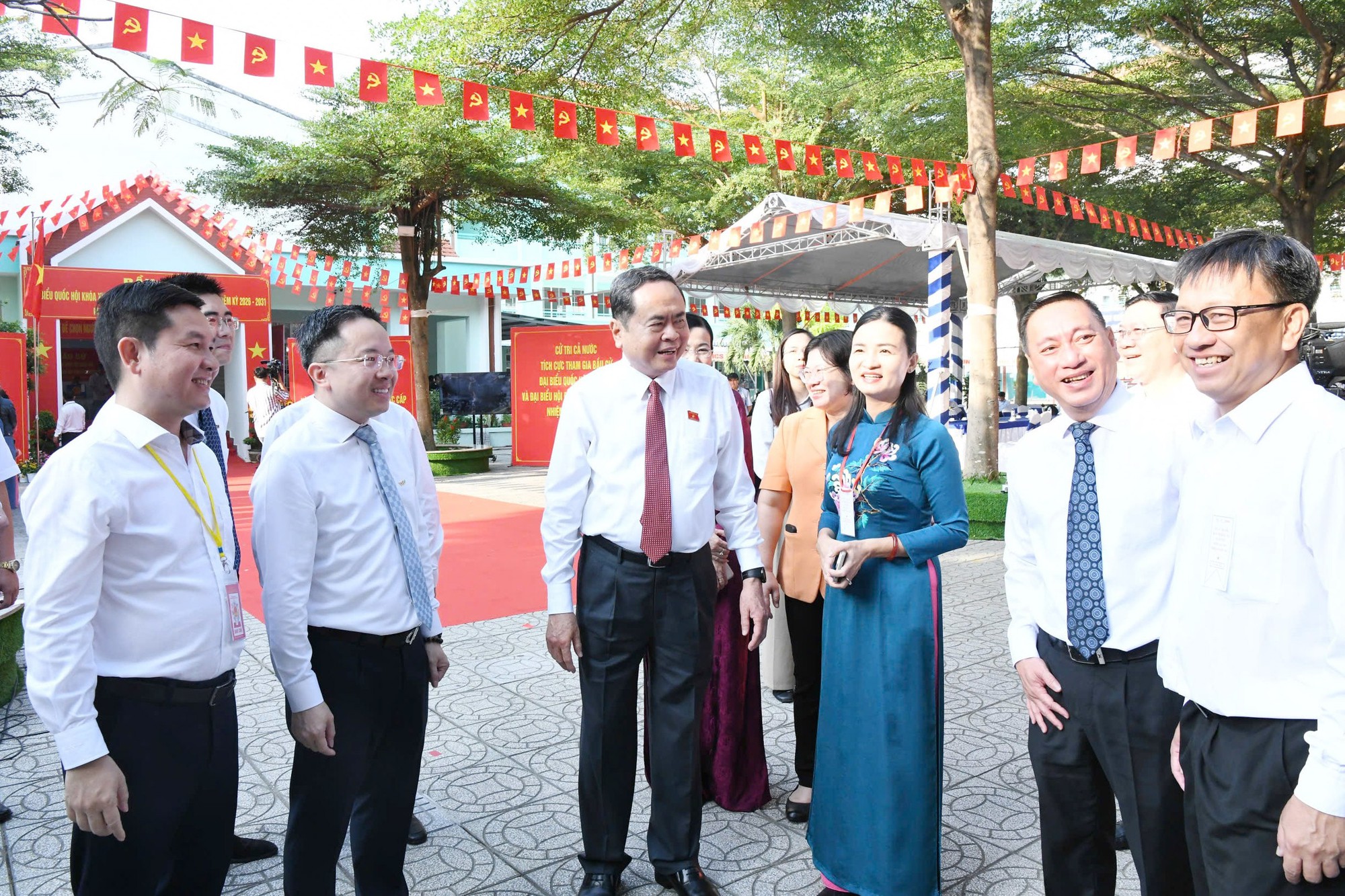 Chủ tịch Quốc hội Trần Thanh Mẫn gửi thông điệp đến đồng bào cử tri cả nước- Ảnh 1.