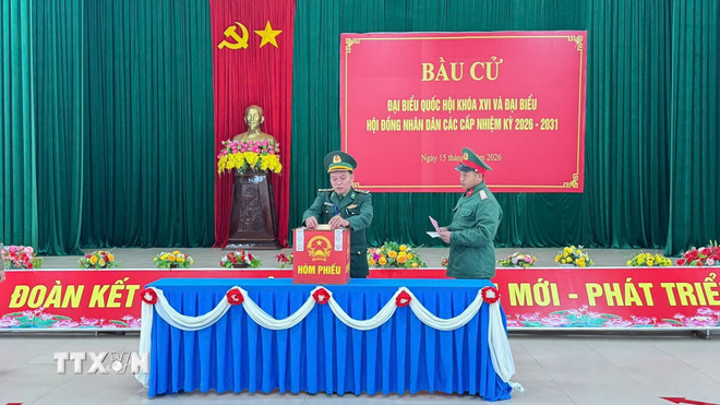 16 giờ chiều 15/3: Hơn 93% cử tri trên cả nước đã đi bầu cử Quốc hội và HĐND- Ảnh 2.