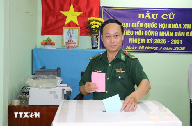 Đến 14 giờ 15 phút ngày 15/3: Hơn 61 triệu cử tri trên cả nước đã đi bầu cử- Ảnh 1.