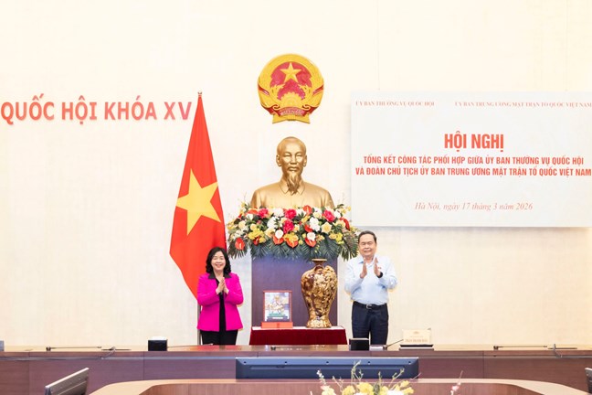 Hội nghị tổng kết công tác phối hợp giữa Ủy ban Thường vụ Quốc hội và Đoàn Chủ tịch Ủy ban Trung ương MTTQ Việt Nam- Ảnh 13.