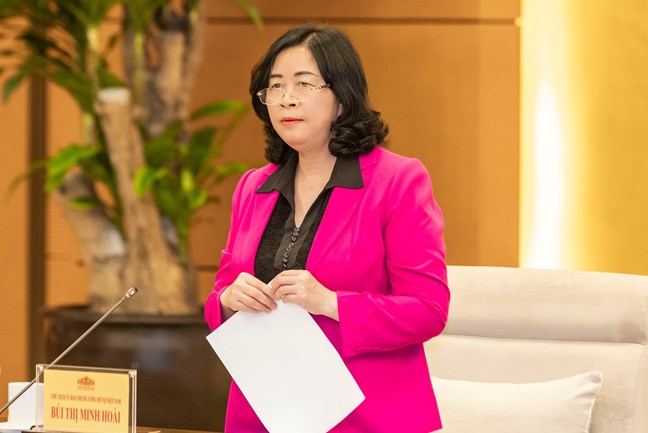 Hội nghị tổng kết công tác phối hợp giữa Ủy ban Thường vụ Quốc hội và Đoàn Chủ tịch Ủy ban Trung ương MTTQ Việt Nam- Ảnh 11.