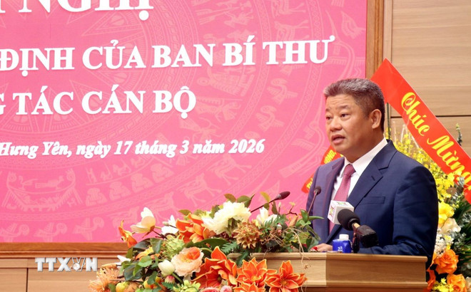 Ông Nguyễn Mạnh Quyền được chỉ định giữ chức Phó Bí thư Tỉnh ủy Hưng Yên- Ảnh 1.