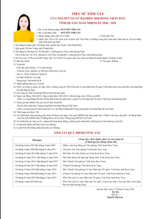 16 nữ ứng cử viên trúng cử đại biểu HĐND tỉnh Quảng Ngãi- Ảnh 2.