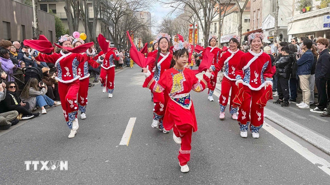Văn hóa Việt ghi dấu ấn tại lễ diễu hành Tết Âm lịch lớn nhất nước Pháp- Ảnh 2.