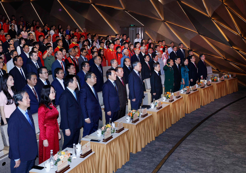 Tổng Bí thư dự Lễ kỷ niệm 80 năm Ngày truyền thống ngành Thể dục Thể thao- Ảnh 2.