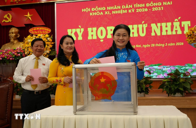 Bà Tôn Ngọc Hạnh được bầu giữ chức Chủ tịch Hội đồng Nhân dân tỉnh Đồng Nai khóa XI- Ảnh 1.