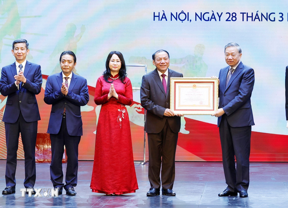 Tổng Bí thư dự Lễ kỷ niệm 80 năm Ngày truyền thống ngành Thể dục Thể thao- Ảnh 8.