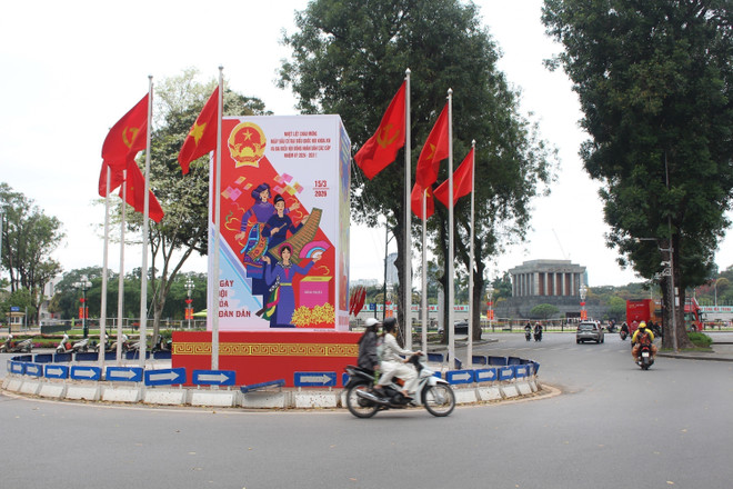 Hà Nội náo nức chào đón ngày bầu cử đại biểu Quốc hội và Hội đồng nhân dân- Ảnh 1.