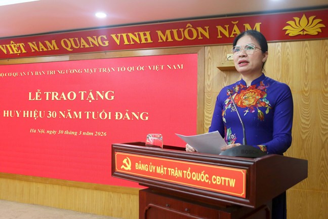 Đảng ủy Cơ quan UBTƯ MTTQ Việt Nam tập trung triển khai 9 nghị quyết chiến lược - Ảnh 4.