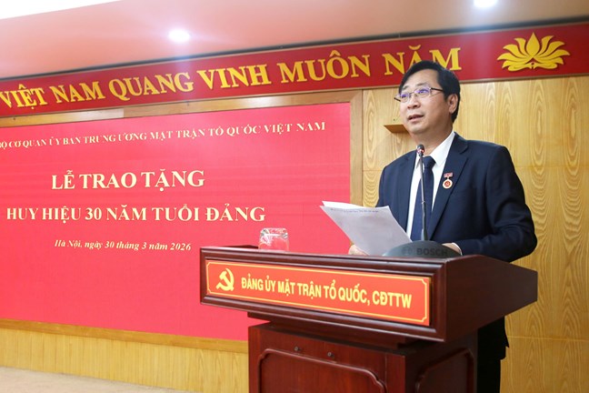 Đảng ủy Cơ quan UBTƯ MTTQ Việt Nam tập trung triển khai 9 nghị quyết chiến lược - Ảnh 5.