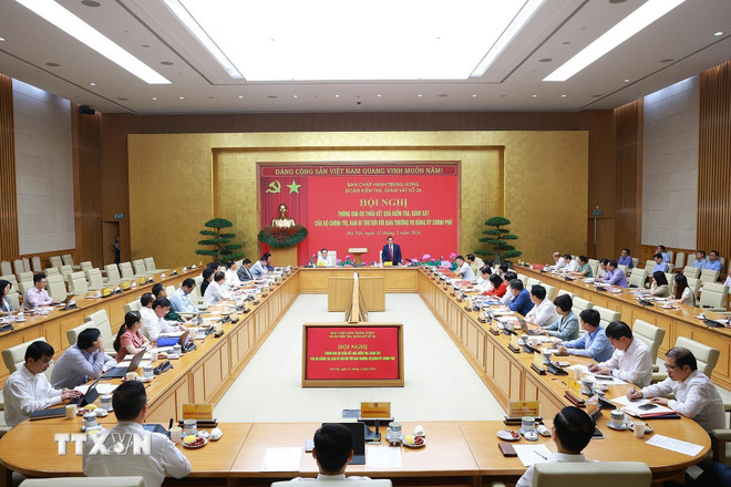 Thông qua Báo cáo kiểm tra, giám sát đối với Ban thường vụ Đảng ủy Chính phủ- Ảnh 1.