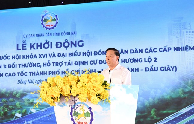 Chủ tịch Quốc hội Trần Thanh Mẫn dự Lễ khởi động dự án chào mừng Ngày bầu cử- Ảnh 4.