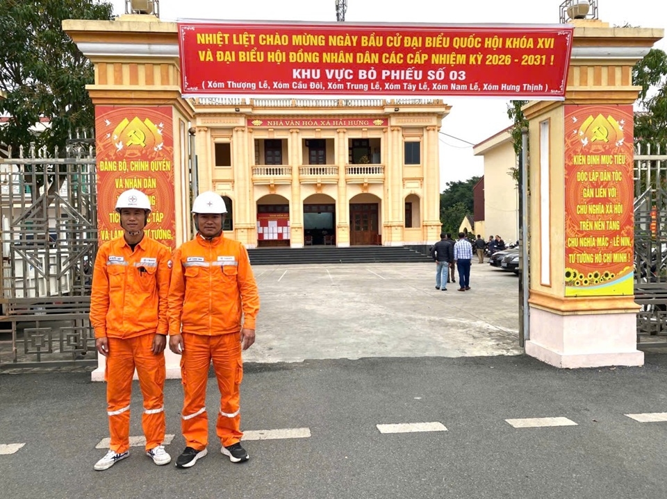 Điện lực miền Bắc sẵn sàng cấp điện an toàn, ổn định cho 11.592 đơn vị bầu cử- Ảnh 3.