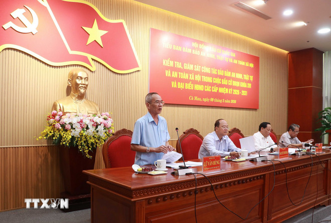 Đảm bảo tuyệt đối an ninh trật tự và an toàn xã hội trong kỳ bầu cử sắp tới- Ảnh 2.