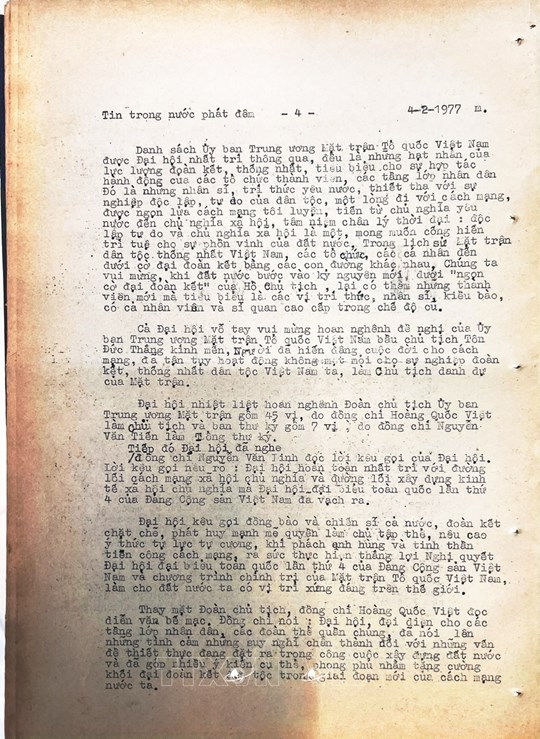 MTTQ Việt Nam qua các kỳ Đại hội: Đại hội Mặt trận Tổ quốc Việt Nam lần thứ I (1977-1983)- Ảnh 20.