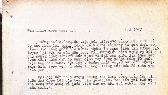 MTTQ Việt Nam qua các kỳ Đại hội: Đại hội Mặt trận Tổ quốc Việt Nam lần thứ I (1977-1983)- Ảnh 21.
