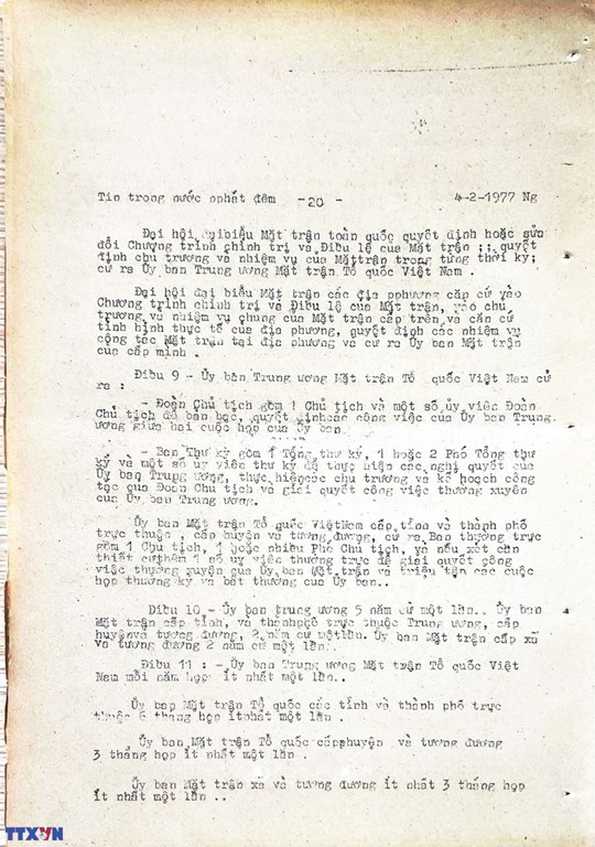 MTTQ Việt Nam qua các kỳ Đại hội: Đại hội Mặt trận Tổ quốc Việt Nam lần thứ I (1977-1983)- Ảnh 9.